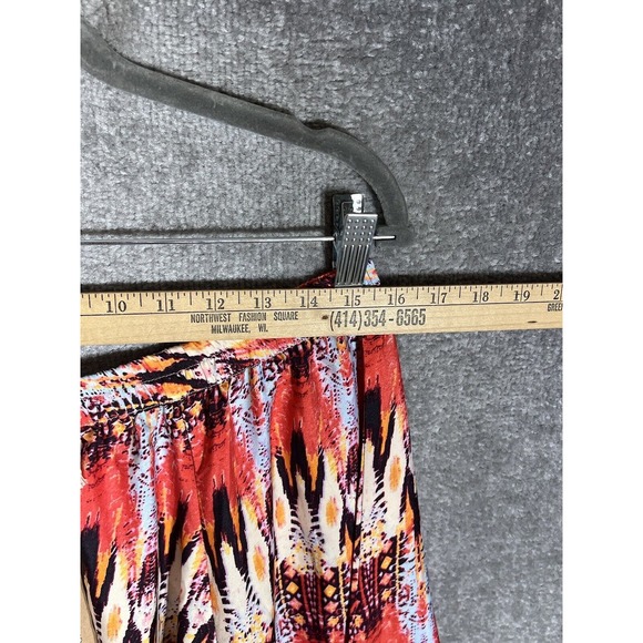 Christian Siriano Tribal Print Flare Maxi Pull On‎ Skirt Womens Size Large NWT - Picture 6 of 7